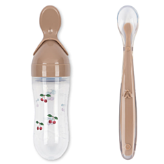 Konges sløjd - Essensset für Babys mit Löffel - Cherry blush
