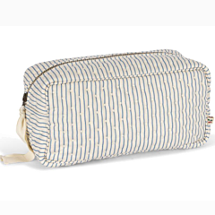 Konges slöjd - Reisenecessaire, small - Stripe bluie