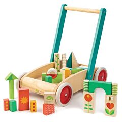Lauflernwagen mit Bausteinen - Tender Leaf Toys