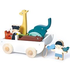  Wagen mit Tieren - Tender Leaf Toys