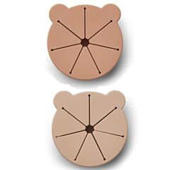 Snack box aus Silikon - Kelly Snack cup - 2 pack - Mr bear rose mix - Liewood