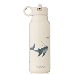 Liewood flaska - Falk water bottle - Peach Sandy - 350 ml. Praktisk till utflykten.