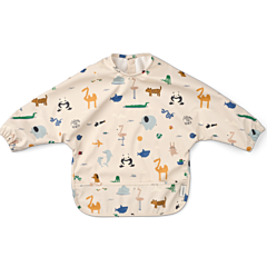 Liewood - Lätzchen/Schürze - Merle cape bib - Around the world Sandy