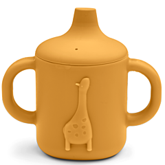 Liewood Trinklernbecher aus silikon, Amelio cup - Yellow mellow. Perfektes Geburtsgeschenk oder Geschenk zur Taufe