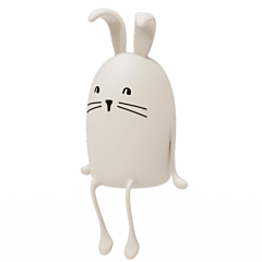 Liewood Nachtlampe - Evex - Rabbit, Sandy. Kinderzimmer, Taufgeschenk