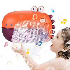 Wasserspielzeug - Dino bubble machine, orange - Magni