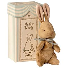 My First Bunny in box -  Kuscheltier, hellblau - Maileg