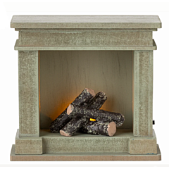 Maileg - Kamin mit Licht für Maus - Grün. Spielzeug