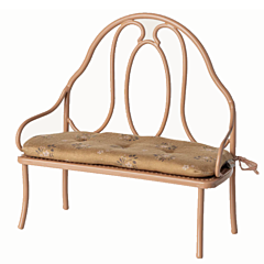 Maileg - Vintage Bank aus Metall, Mini für Hasen und Kaninchen - Dunkles Powder