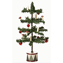 Maileg - Weihnachtsbaum für Maus mit Licht, 16 cm - Für Puppenhaus und Lebkuchenhaus