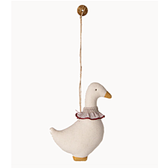 Maileg Weihnachts Ornament - Gans mit Roter Schal, Stoff. Weihnachten