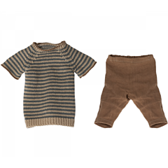 Maileg Hasen-Kleider - size 4 - gestrickter Pullover und Hosen