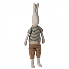 Maileg Hase - Mega, size 4, Junge mit mit Bluse und Hosen - Spielzeug