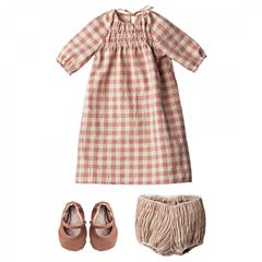 Maileg Hasen-Kleider - Size 5, Kleid und Schuh - Spielzeug