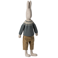Maileg Hase - Mega, size 5, Junge mit mit Bluse und Hosen - Spielzeug