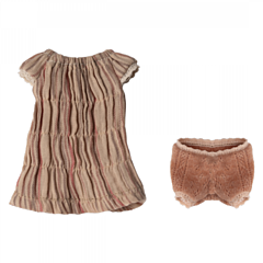 Maileg Hasen-Kleider - Size 1, Kleid und Unterwäsche. Spielzeug