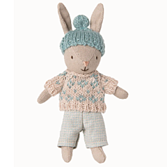 Maileg Winterhase - Mikro, Sand Minze. Spielzeug