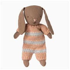 Maileg Hase - Mikro, Braun - Dusty Rose Strickanzug. Spielzeug, Taufgeschenk