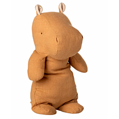 Maileg Kuscheltier - Safari friends medium Nilpferd Honig - 30 cm. Spielzeug, Taufgeschenk