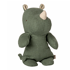 Maileg Kuscheltier - Safari friends small rhino Salbei - 22 cm. Spielzeug, Taufgeschenk
