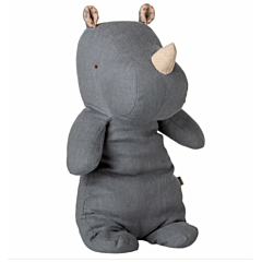Maileg Kuscheltier - Safari friends medium rhino Light Dusty Blue - 34 cm. Spielzeug, Taufgeschenk