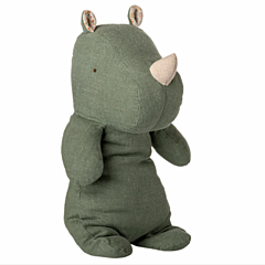Maileg Kuscheltier - Safari friends medium rhino Salbei - 34 cm. Spielzeug, Taufgeschenk