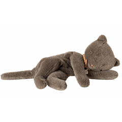 Maileg Kuscheltier - Schlafende Kätzchen medium Grau - 37 cm. Spielzeug, Taufgeschenk