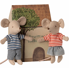 Maileg - LouiMax und Stella - Kleine Schwester und kleiner Bruder. Spielzeug