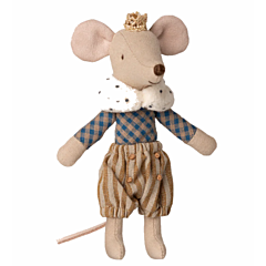 Maileg Maus - Prinz mit goldenen Krone, Großer Bruder. Spielzeug