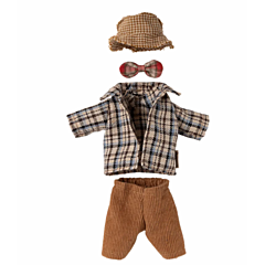 Maileg - Maus-Kleider - Hut, Jacke, Hose und Fliege - Opa. Spielzeug