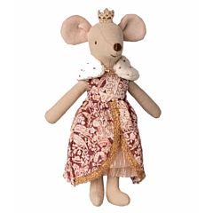 Maileg Maus - Königin mit goldenen Krone, Mutter. Spielzeug