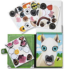 Make a Face - Wiederbenutzbare Sticker - Haustiere - Melissa & Doug - Spielzeug