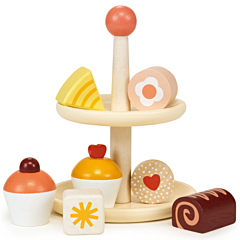 Kaufladen - Kuchenplatte mit Kuchen - Mentari. Tolles Spielzeug