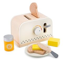 Kaufladen - Frühstück mit Toast, weiß - New Classic Toys