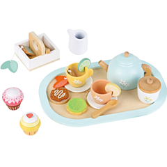 Teeservice aus Holz mit Cupcakes - Spiel-Geschirr - New Classic Toys. Spielzeug