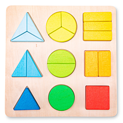 Puzzle - Farben und geometrische Formen - New classic Toys. Tolles Spielzeug