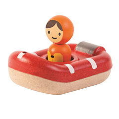 Wasserspielzeug - Rettungsboot aus Holz - Ökologisch von PlanToys. Spielzeug