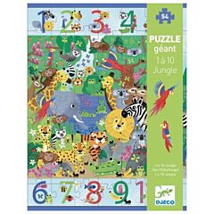 Puzzle - Dschungeltiere - 54 Teile - Djeco