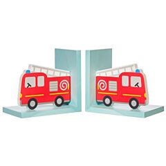 Bücherstützen fürs Kinderzimmer - Feuerwehrauto