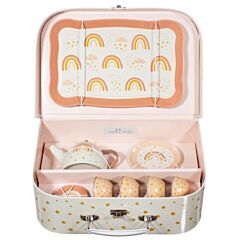 Spiel-Geschirr aus Metall - Regenbogen