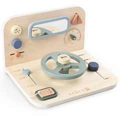 Sebra - Aktivitätstafel - Auto. Spielzeug, Tauf- und Geburtsgeschenk