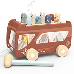 Hammerspiel - Pop-Up - Bus - Speedy Monkey. Spielzeug, Taufgeschenk