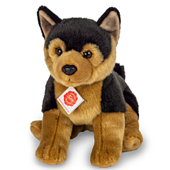 Kuscheltier - Schäferhund Welpe sitzend - 30 cm - Teddy Hermann. Spielzeug, Taufgeschenk
