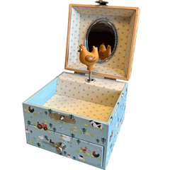 Schmuckkästchen mit Spieluhr - Bauernhof - Trousselier. Kinderzimmer