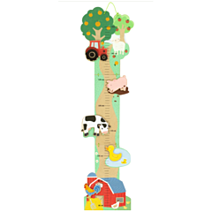 Messlatte - Bauernhaus. Taufgeschenk, Kinderzimmer