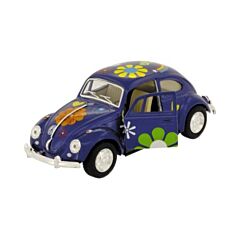Spielzeugauto - VW Classical Beetle - Hippie - Blau