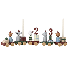 Bloomingville - Geburtstagszug - Junaid Grau. Taufgeschenk